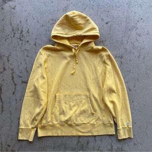 Champion x Todd Snyder Yellow Gold Pullover Sweatshirt Hoodie